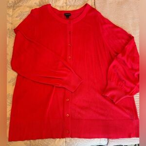 Torrid Vibrant Coral Women's Cardigan